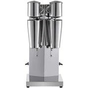 VEVOR Getränkemixer 150W, Milchshaker Elektrisch 800ml, Doppelköpfe, Silbrig, Elektrischer Mixer für Shakes, Cocktailmixer, Milchshake Maschine, Bar Mixer, Standmixer, Gewerbliche Privatgebrauch