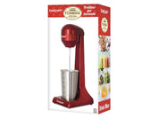 Beper - Elektrischer Standmixer für Milchshakes, Frappés, Smoothies und Cocktails, 2-Gänge, Aluminiumbehälter 0,5 l, 100 W , Rot
