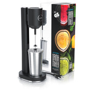 Arendo - Eiweiß Shaker - Protein Mixer - Milchshake Mixer - elektrischer Standmixer - 500 ml Edelstahl Becher - 22.000 U min - 2 Geschwindigkeitsstufen - Fitness Protein Drinks Smoothies Milchshakes