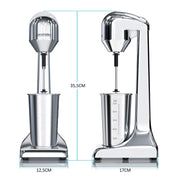 Arendo - Drink Mixer - Getränkemixer - elektrischer Standmixer - Shaker - 500 ml Becher - 100 W, 22.000 U min - 2 Geschwindigkeitsstufen - Protein Smoothies Eischnee Milchshakes Cocktails - GS