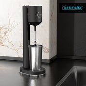 Arendo - Eiweiß Shaker - Protein Mixer - Milchshake Mixer - elektrischer Standmixer - 500 ml Edelstahl Becher - 22.000 U min - 2 Geschwindigkeitsstufen - Fitness Protein Drinks Smoothies Milchshakes