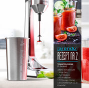 Arendo - Drink Mixer - Eiweiß Shaker - Getränkemixer - elektrischer Standmixer - 500 ml Becher - 22.000 U min - 2 Geschwindigkeitsstufen - Fitness Protein Drinks Smoothies Milchshakes Cocktails